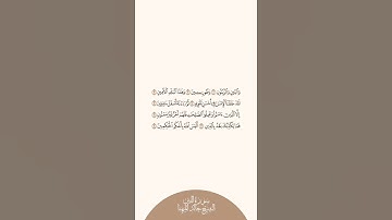 إستمع وإقرأ سورة التين الشيخ خالد المهنا