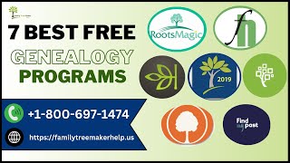 7 Best Free Genealogy Programs For Beginners | Top Free Family Tree Makers | Best Family Tree Maker screenshot 1