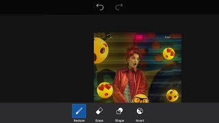 3D emojis glow effect photo editing - Glowing portrait effect editing tutorial | itsmyart_bitch | screenshot 4