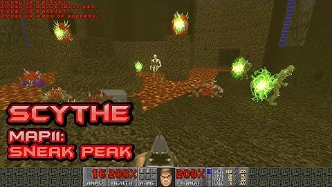 Doom 2: Scythe Map 11: Sneak Peak - UV - blind run - 1st time playing Scythe! Part 11 of 32