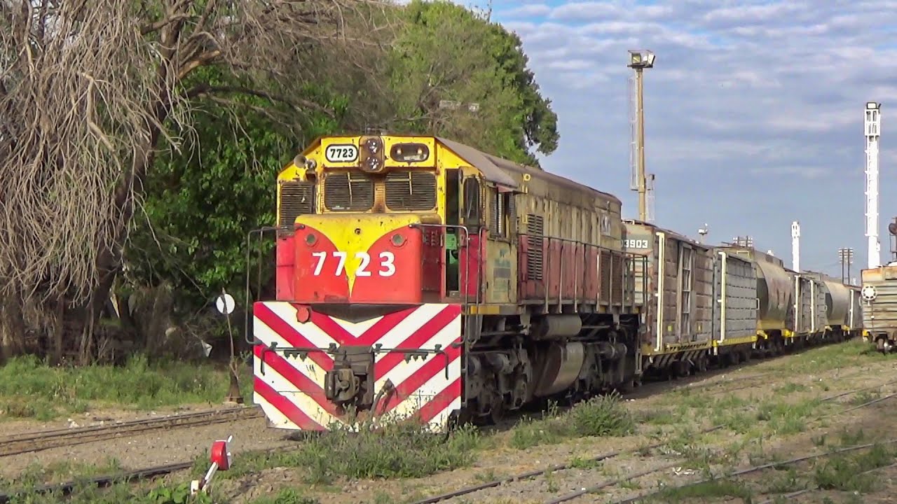 EMD G22 7723 Trenes Argentinos Cargas Maniobrando en Alta Cordoba