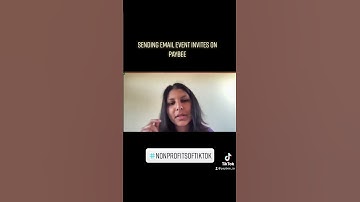 Sending email invites to your nonprofit fundraising event through Paybee #nonprofits #nonprofitwork