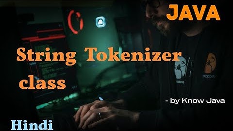 string tokenizer in java | String Tokenizer class in Java  | Hindi | #java