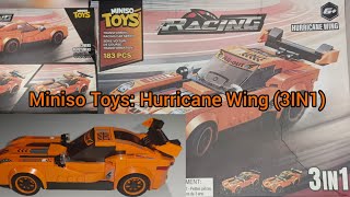 Miniso Toys Hurricane Wing (Transforming Racing Cars 3in1) (183 Pcs.) (Speed Build) screenshot 2