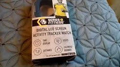 Series 8 fitness digital lcd screen activity tracker watch unboxing and review