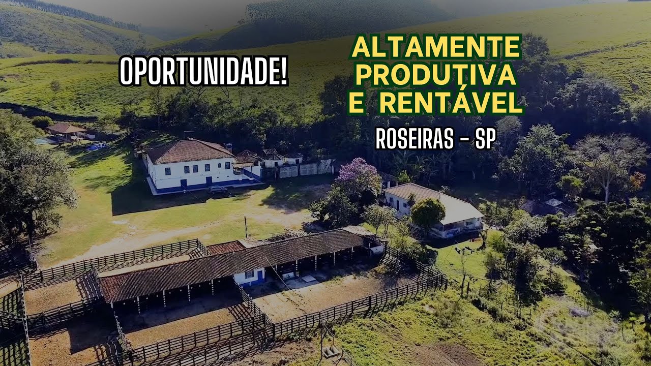 Fazenda em Roseira/SP: 515 Hectares de Oportunidades no Vale do Paraíba