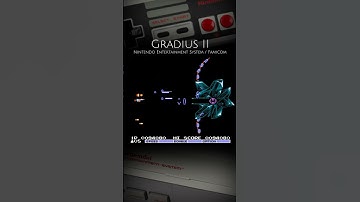 Gradius II (Nintendo Entertainment System/ Famicom) #retrogaming