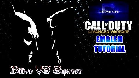 Advanced Warfare Emblem - Batman VS Superman