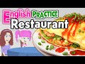 Restaurant Conversation in English! Trouble at the restaurant, what is an appetizer,Learn begginer