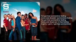 Watch S Club 7 Summertime Feeling video