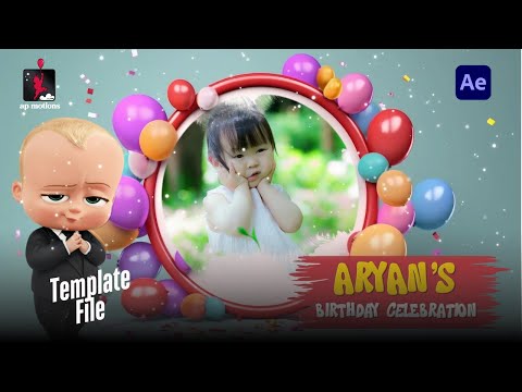 AE 149 |BIRTHDAY INVITATION VIDEO | AFTER EFFECTS PROJECT | DOWNLOAD NOW