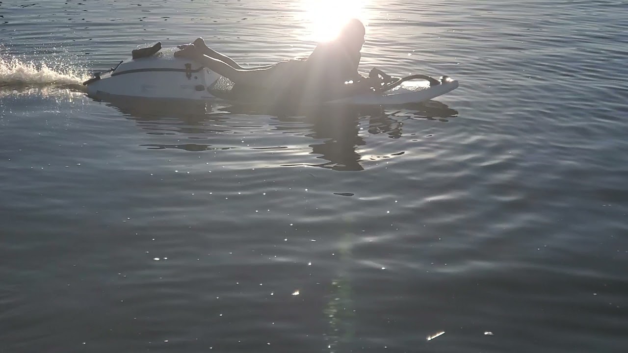 Testing the Surfango Powersurf FX jet board