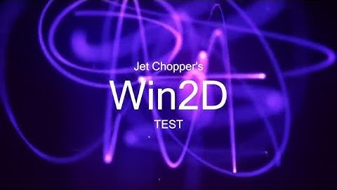 Win2D test