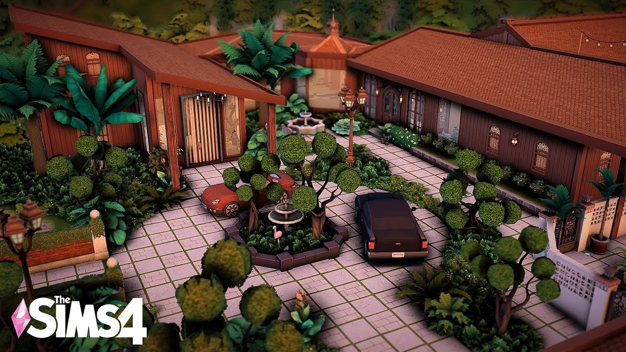 70s Hollywood Home 🤎- The Sims 4 Stop Motion Build  - No CC