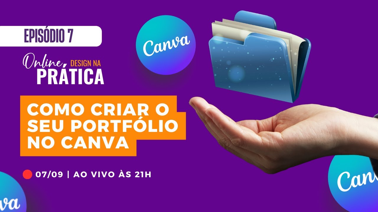 Como criar o seu portfólio no Canva Design na Prática YouTube