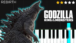 Godzilla: King Of The Monsters - Main Title | EASY Piano Tutorial