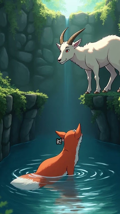 Kisah Rubah dan Kambing dalam Bahasa Inggris | Cerita Moral untuk Anak-Anak #ceritapendek #rubahdankambing #cerita