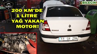 2006 RENAULT CLİO ALİZE 1.5 DCİ MOTOR REKTİFİYE | RESTORASYON (200 Km'de 1 Litre Yağ Yakıyor)