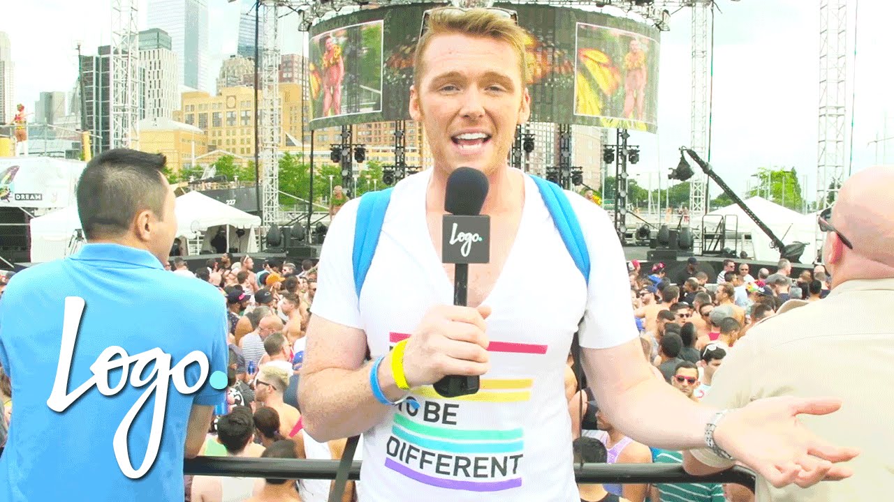 Pride 2015 | Mike Kelton on the Logo Pride Float