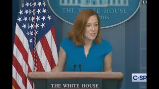 Fox reporter whines Biden didn't take his question. Jen Psaki shuts him down INSTANTLY