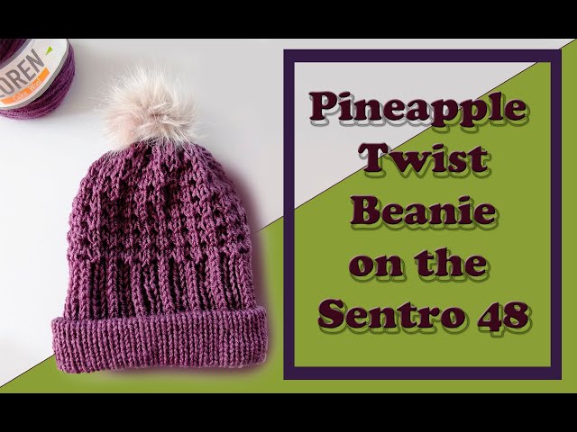 Pineapple Twist Patterned Beanie Tutorial, 🍍 Sentro 48