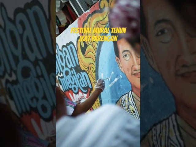 FESTIVAL MURAL TENUN IKAT PARENGAN  LAMONGAN# SHORT S @ Fino Fano TV class=