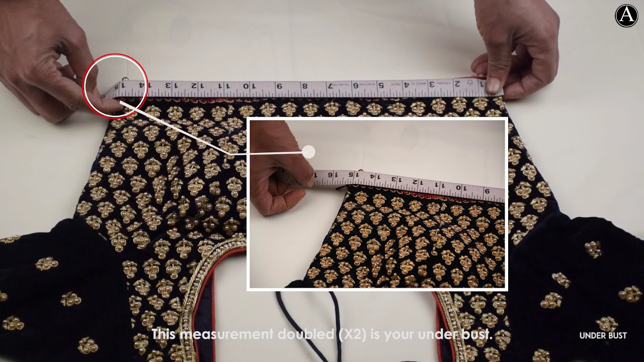 Blouse Under Bust Measurement: How to Measure Under Bust Size for