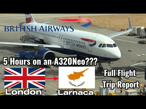 5 HOURS ON AN A320Neo? | British Airways LHR-LCA TRIP REPORT 🇬🇧 | #aviation #travel #tripreport