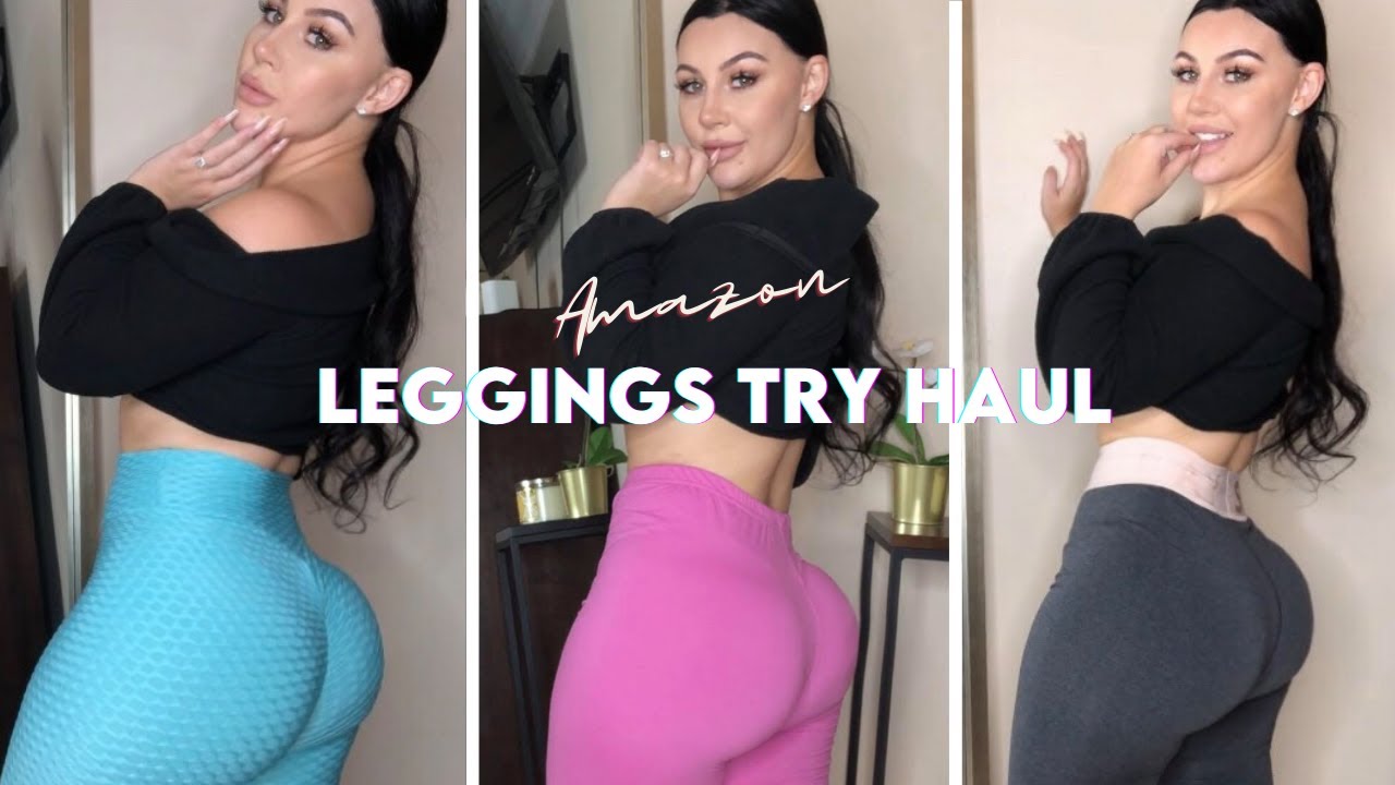 AMAZON LEGGINGS TRY ON HAUL YOGA LEGGINGS HAUL **BEST AFFORDABLE