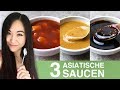 REZEPT: Süß Sauer Sauce | Erdnusssoße | Teriyaki Sauce | Asiatische Saucen selber machen