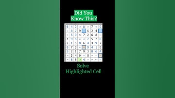 How To Solve Hard Sudoku With W-Wing Sudoku Shorts 74 #sudoku #puzzle #shorts