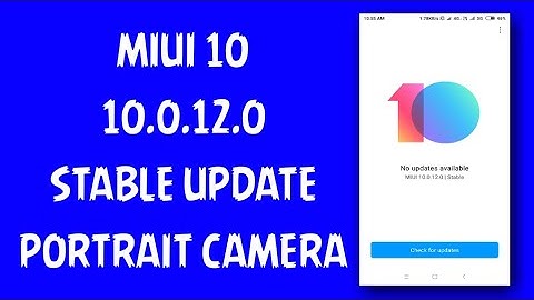 Miui 10.0.12.0 Global stable update Redmi 6a || portrait camera and Face unlock features
