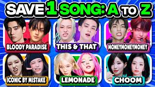 ⭐️ SAVE ONE KPOP SONG A TO Z EDITION | SAVE ONE DROP ONE | KPOP QUIZ - FUN KPOP GAMES 2026 screenshot 4