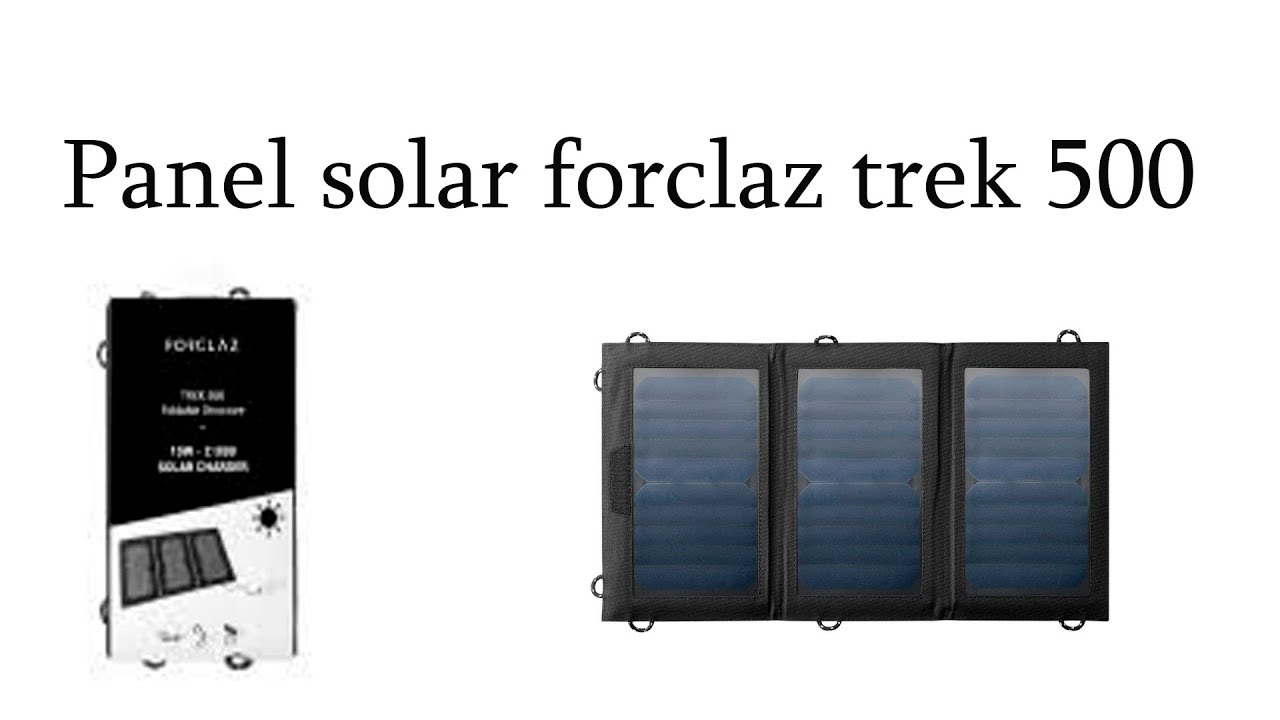 forclaz trek 500 solar charger