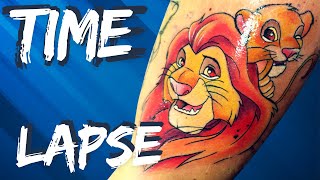 Lion King Tattoo - Mufasa & Simba Come to Life