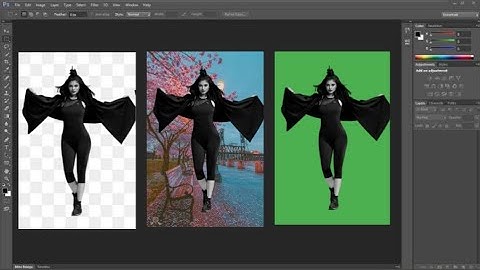 How To Joint Picture Editing Green Part-02 Background in Photoshop cc Erasing Background in 1 Second