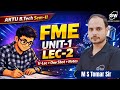 FME UNIT–1 | Lec–2 🎯 | by M S Tomer | Gateway Classes | AKTU