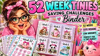 52 Week Savings Challenge Binder 💰 | Tiny Budget Savings Challenges + Cash Stuffing Update