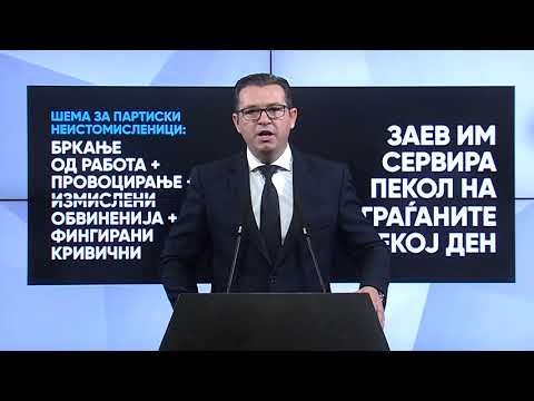 Прес конференција на Цветан Трипуновски 20 11 2019