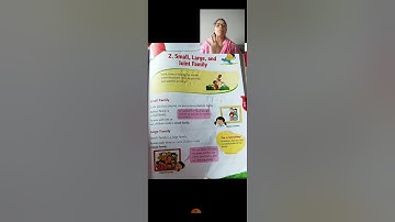 Grade 1: EVS: Semester 1: Chapter     no 1 : Small, Large and Joint Family video 1