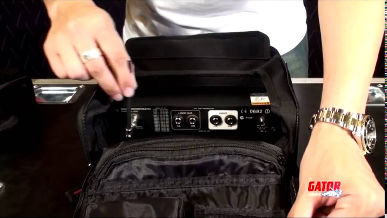 GATOR CASES G-IN EAR SYSTEM インイヤーモニターバッグ Gator Cases In Ear Monitor System Carry Bag - YouTube