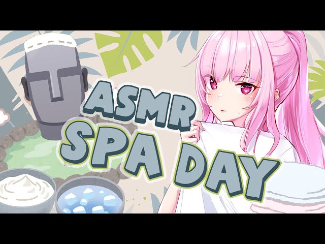 【ASMR】SPA DAY! Water Sounds, Ear Massages, Finding Peace Together!のサムネイル