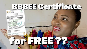 How To Get A Free BBBEE Certificate from CIPC BIZPORTAL | DECEMBER CASH GIVEAWAY