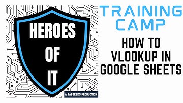 How to do a VLOOKUP in Google Sheets