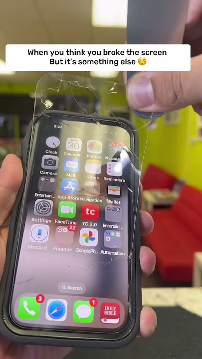 When you think you broke the screen but it’s something else ✨#shorts #iphone14 #apple #ios #iphone
