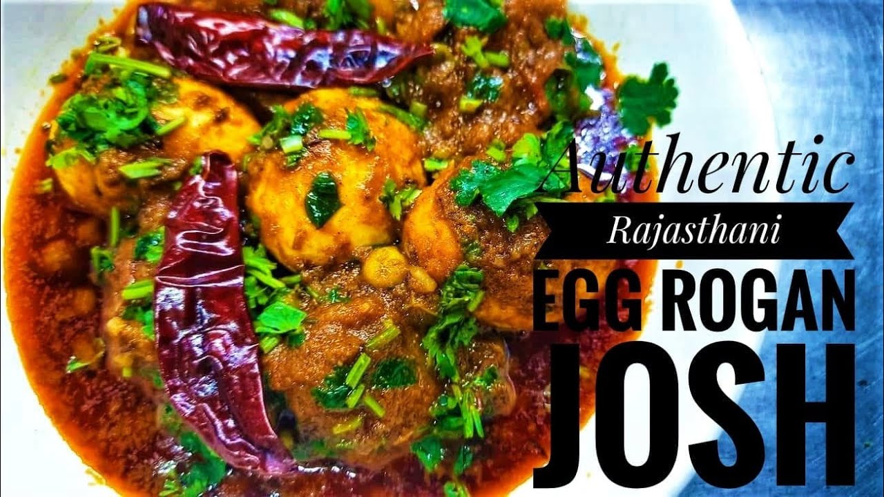 Authentic Rajasthani Egg Rogan Josh Masala Recipe / How to make ...