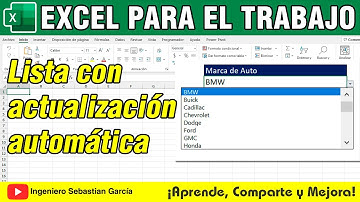 Lista desplegable inteligente en Excel (Actualización automática)