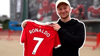 Man United Fans Rush To Snap Up Ronaldo Shirts As They Sell Out At Old Trafford