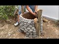 Awesome ideas from cement and clay | How to make wood stove - Make your own firewood stove