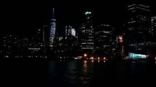 New York Skyline daytime and at night